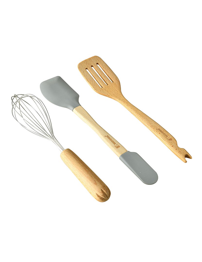 Conjunto de 3 utensílios de cozinha multifuncionais 2 em 1