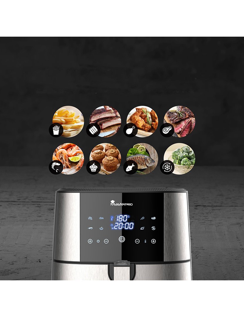 Fritadeira a ar sem óleo 6L 1800 W