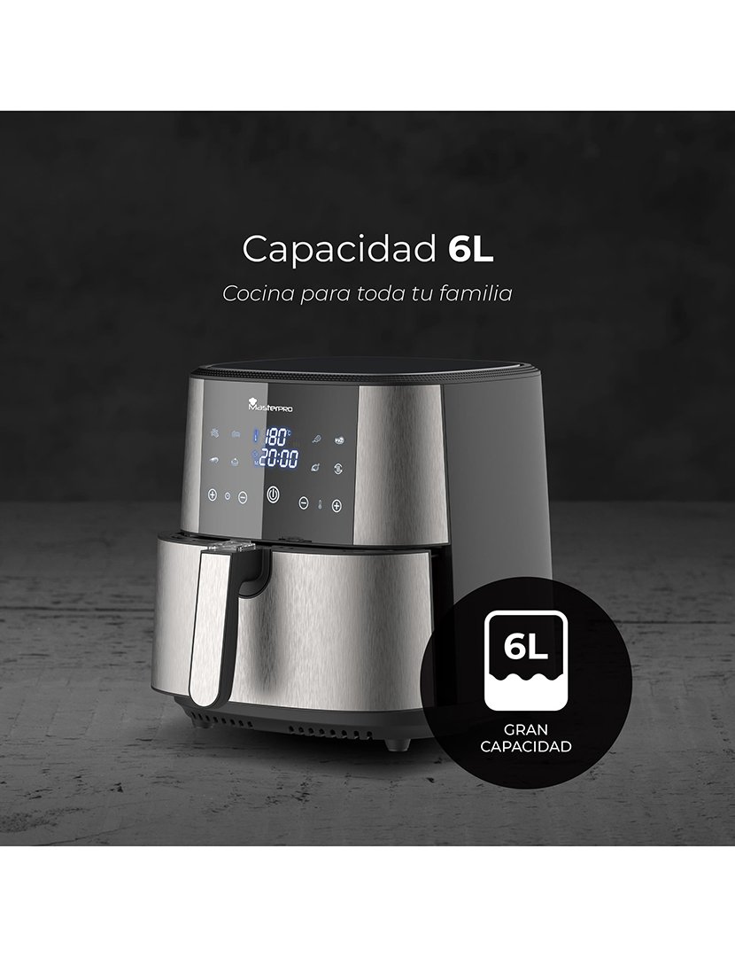 Fritadeira a ar sem óleo 6L 1800 W