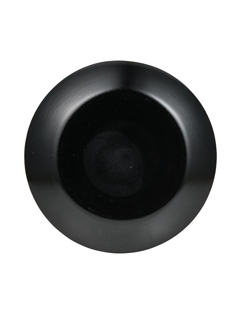 Conjunto de jantar preto com 24 peças