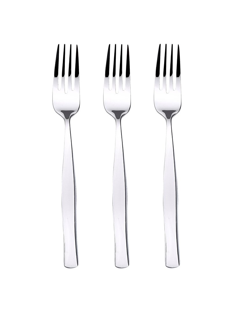 Conjunto de 3 garfos de aço inoxidável