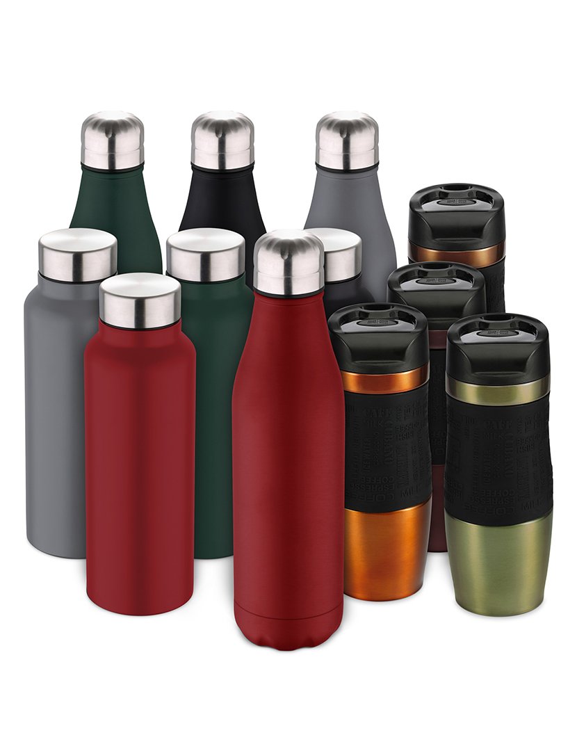 Garrafa térmica rosa 500ml 