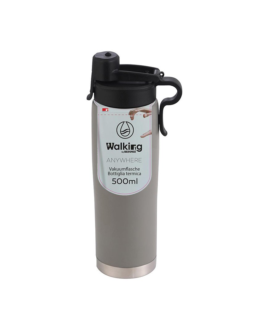 Garrafa térmica cinza 500ml