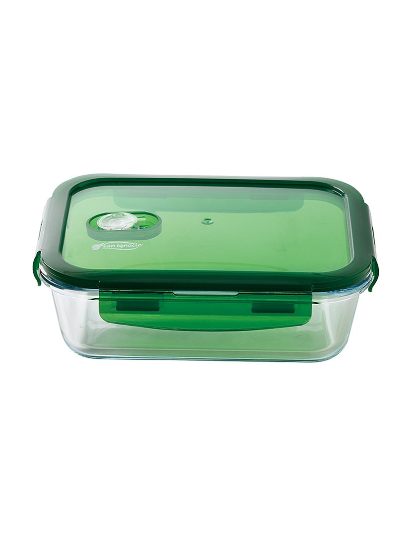 Lancheira retangular hermética Vitoria 1000ml Verde