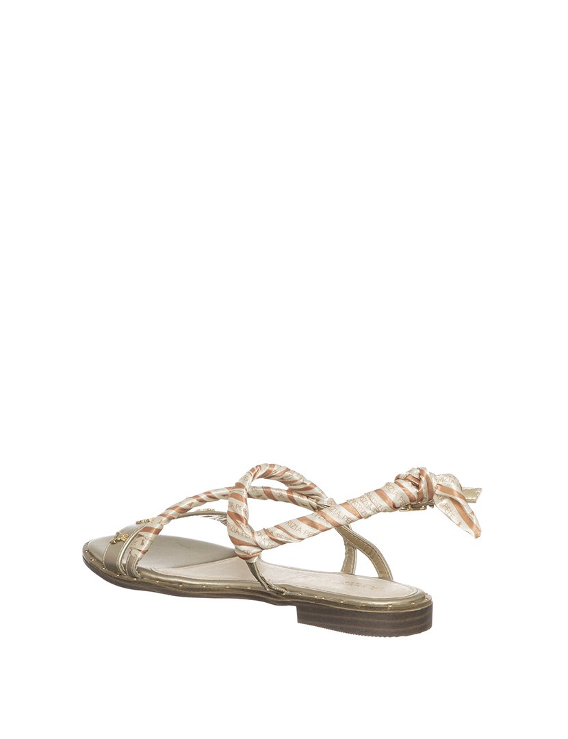 Sandálias Menina Dourado