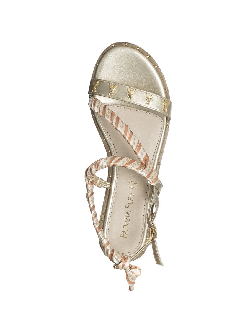 Sandálias Menina Dourado