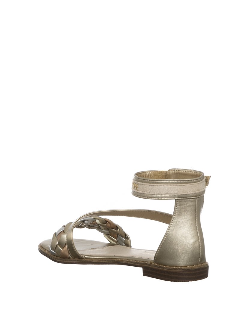 Sandálias Menina Dourado