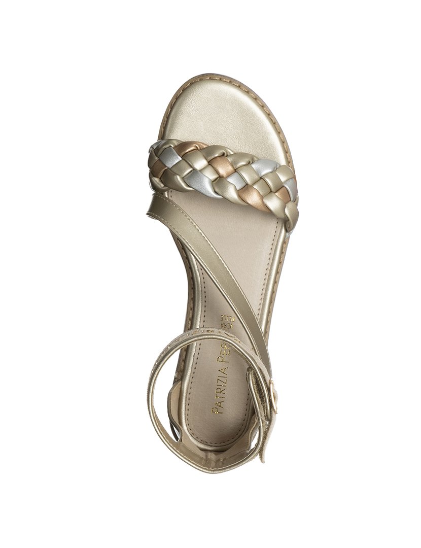 Sandálias Menina Dourado