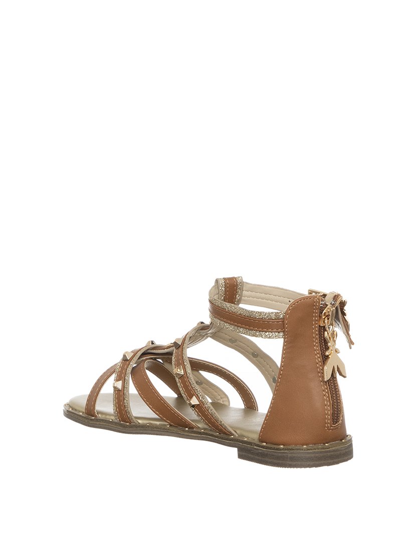 Sandálias Menina Castanho