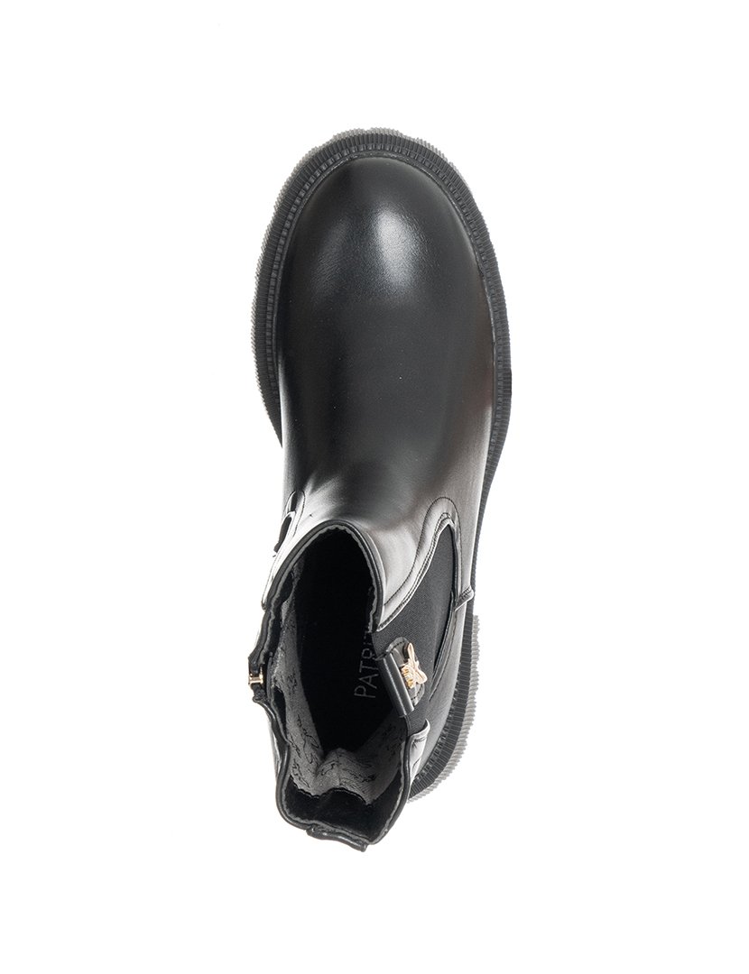 Botas Menina Preto e Dourado