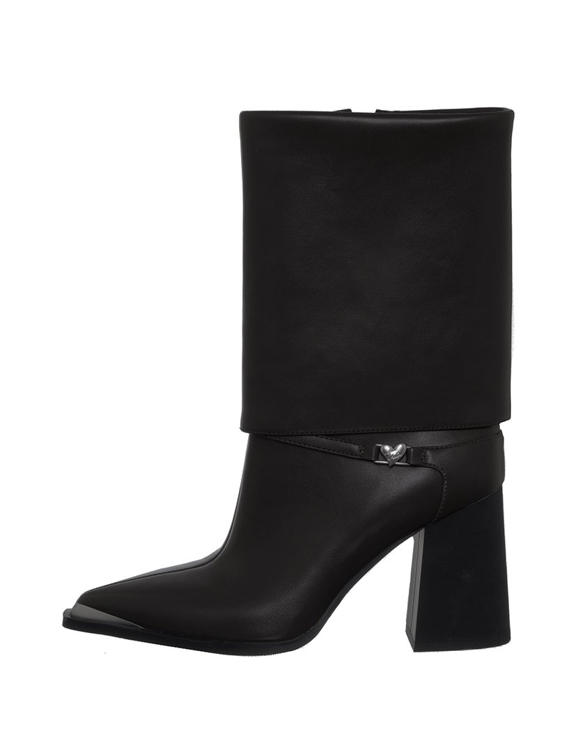 Botas com Salto Senhora Preto