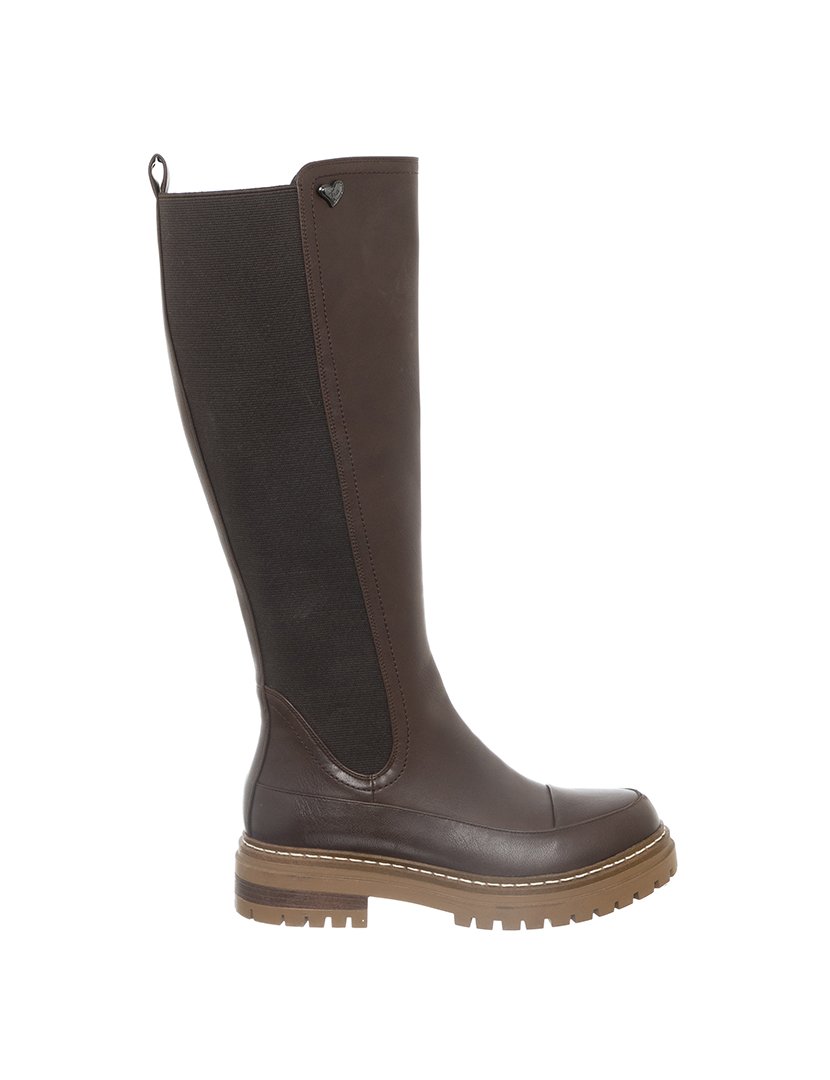 Botas Cano Alto Senhora Castanho