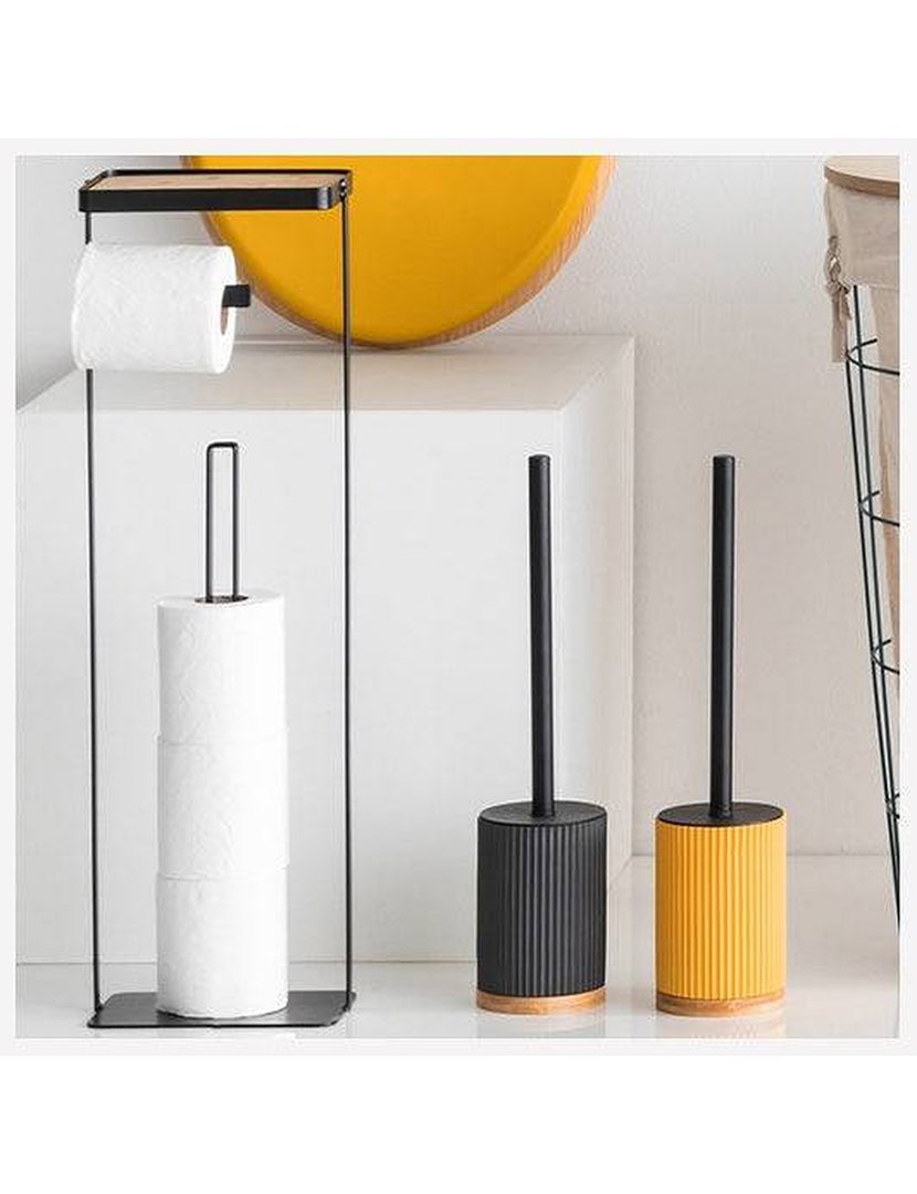 Porta-Rolos + Piaçaba Amarelo