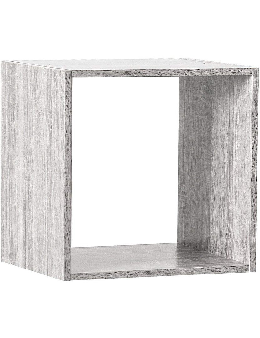 Cubo Mix Madeira Cinza