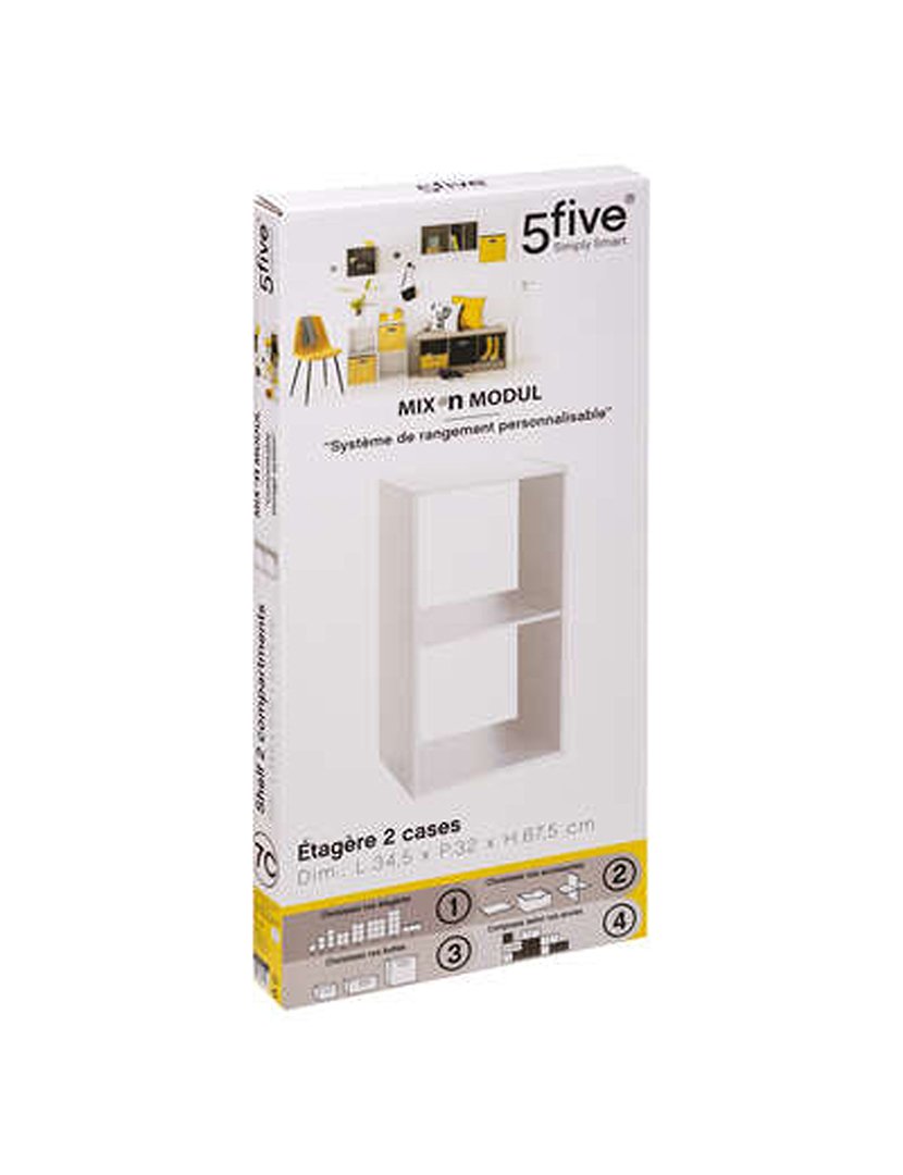 Estante Madeira 3 Níveis Branco