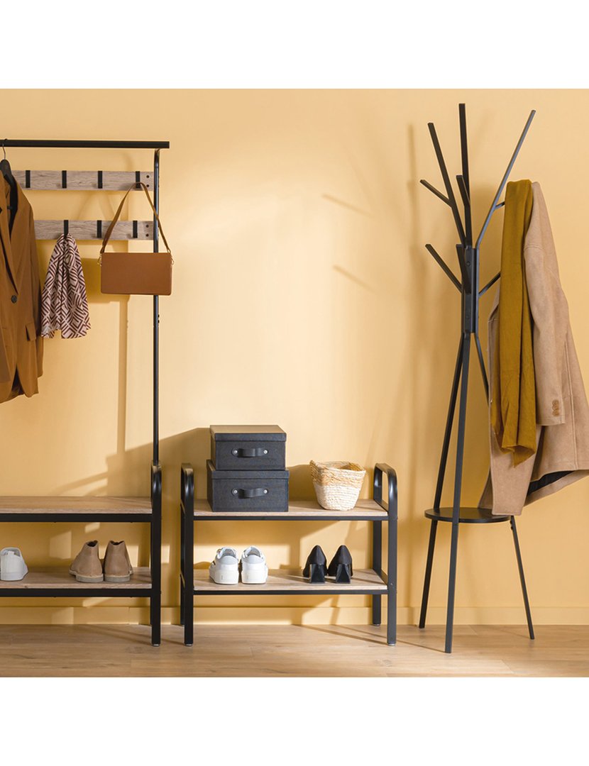 Cesta Entrançada Bicolor