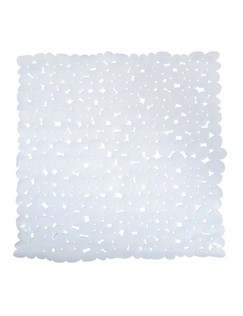 Tapete Duche Pedras Branco