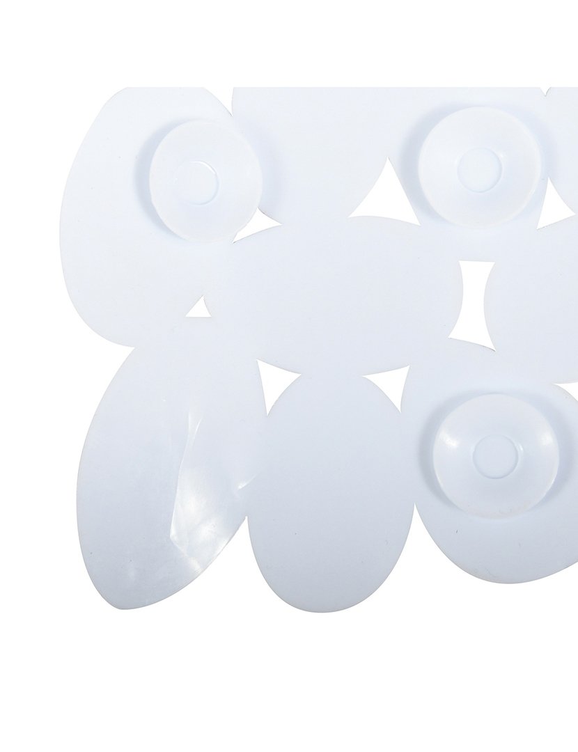 Tapete Duche Pedras Branco