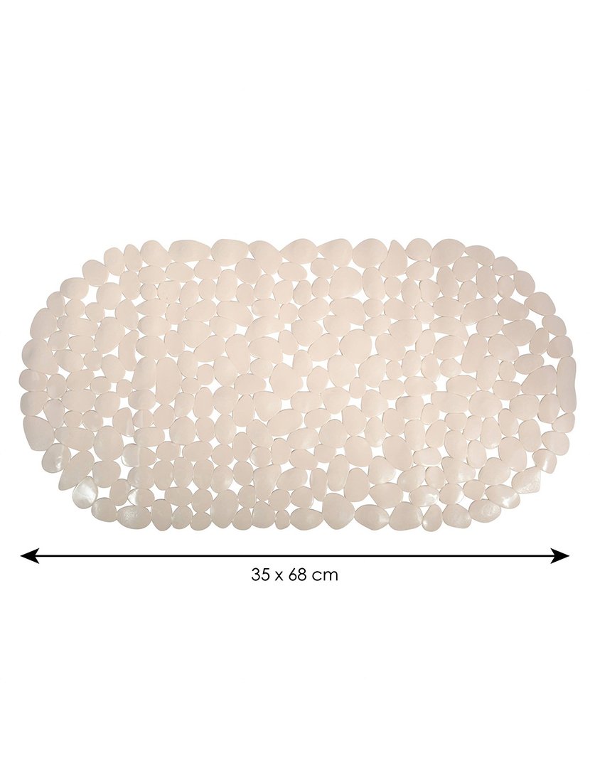 Tapete Duche Pedras Bege