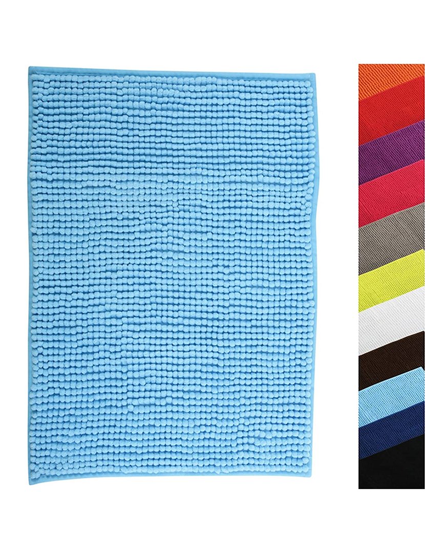 Saída Banho Chenille Azul