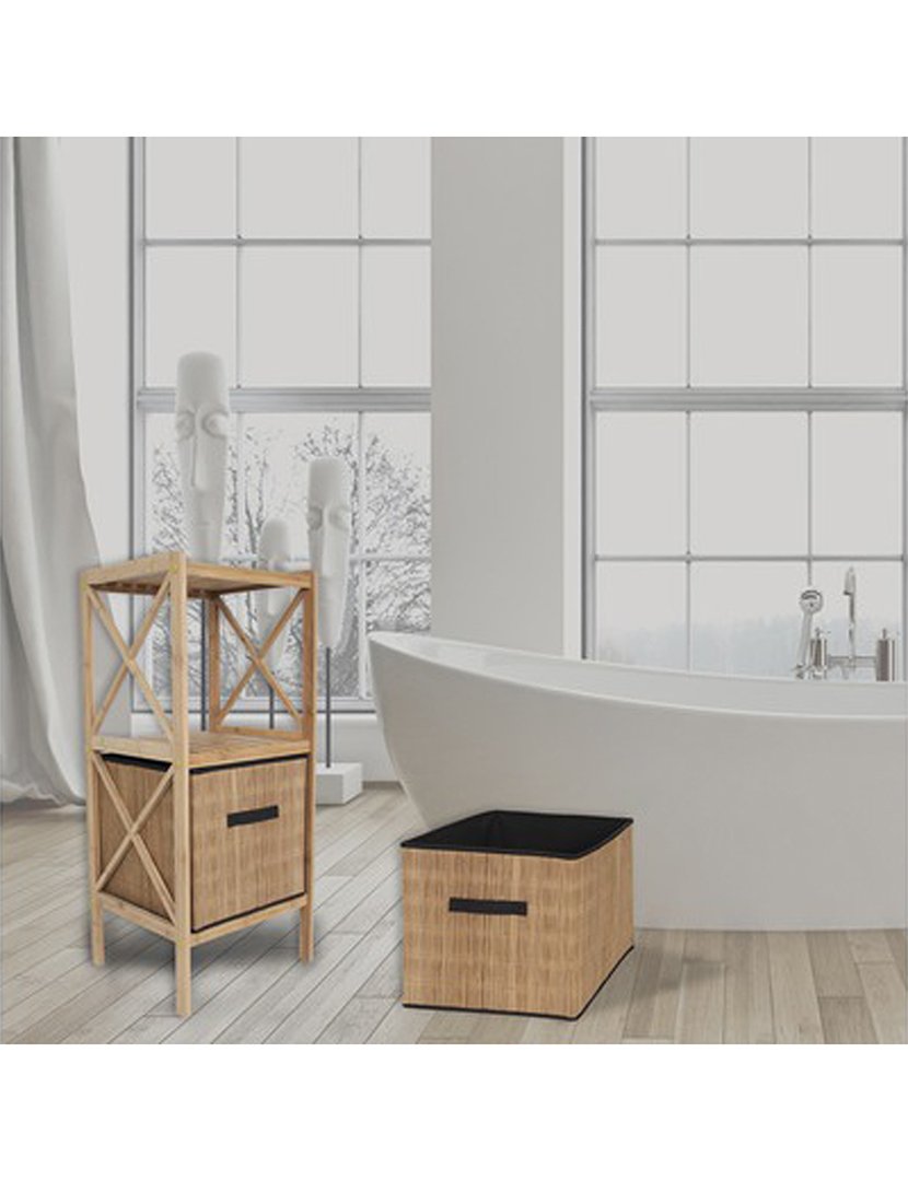 Caixa Arrumação Bambú MSV