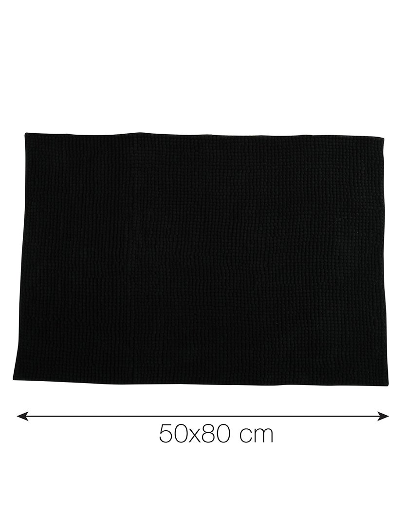 Saída Banho Chenille Preto