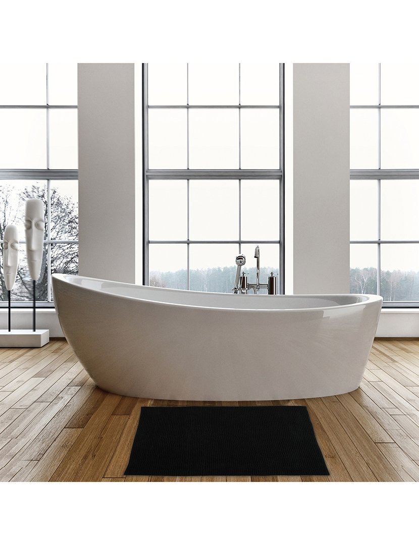 Saída Banho Chenille Preto