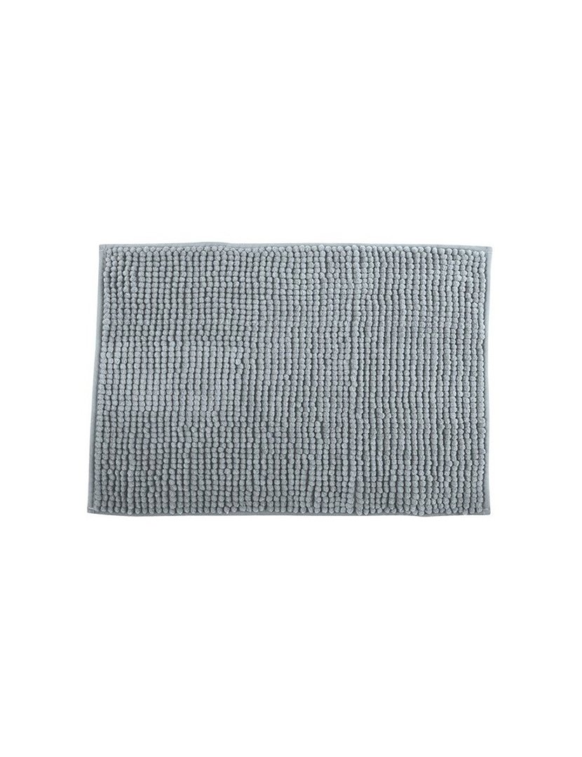 Saída Banho Chenille Cinza Claro