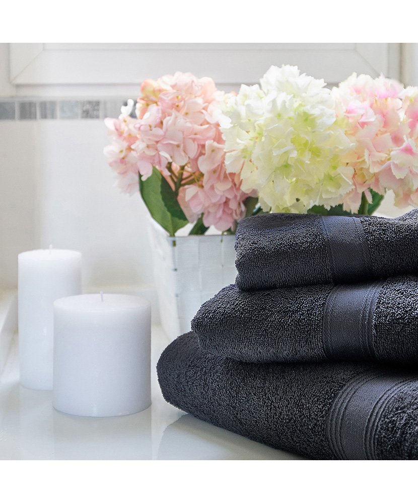 Toalha Banho Antracite 140x70 cm