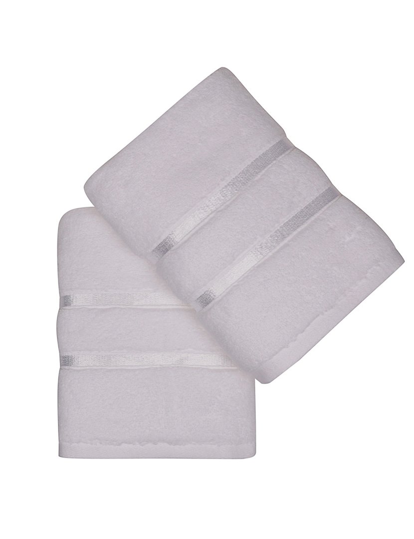 Conjunto 2 Toalhas Mão Branco