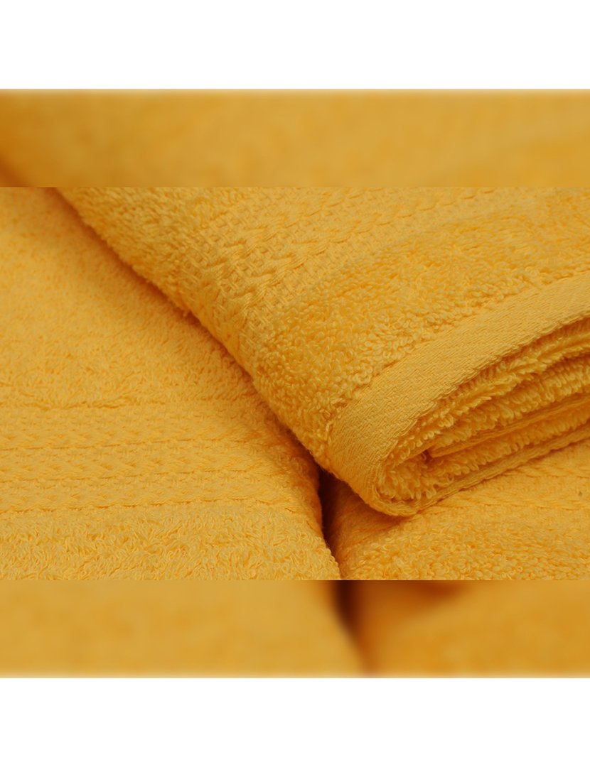 Conjunto 3 Toalhas Banho Amarelo