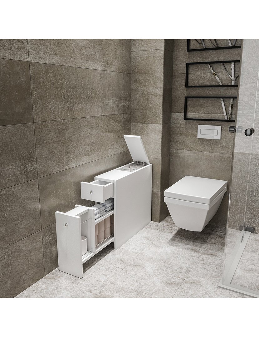 Móvel Casa Banho Branco 60 cm