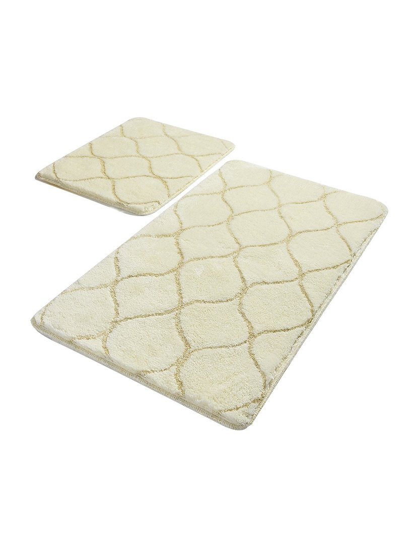 Conjunto 2 Tapetes Casa Banho Bege