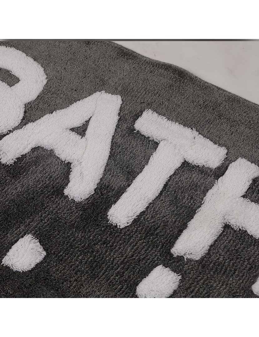 Conjunto 2 Tapetes Casa Banho Bath Cinza