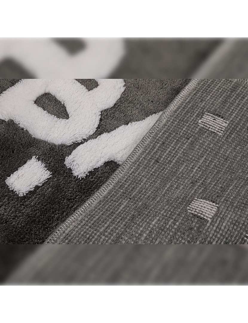 Conjunto 2 Tapetes Casa Banho Bath Cinza