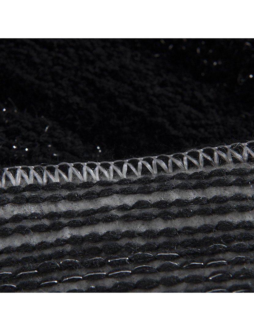 Conjunto 3 Tapetes Casa Banho Preto