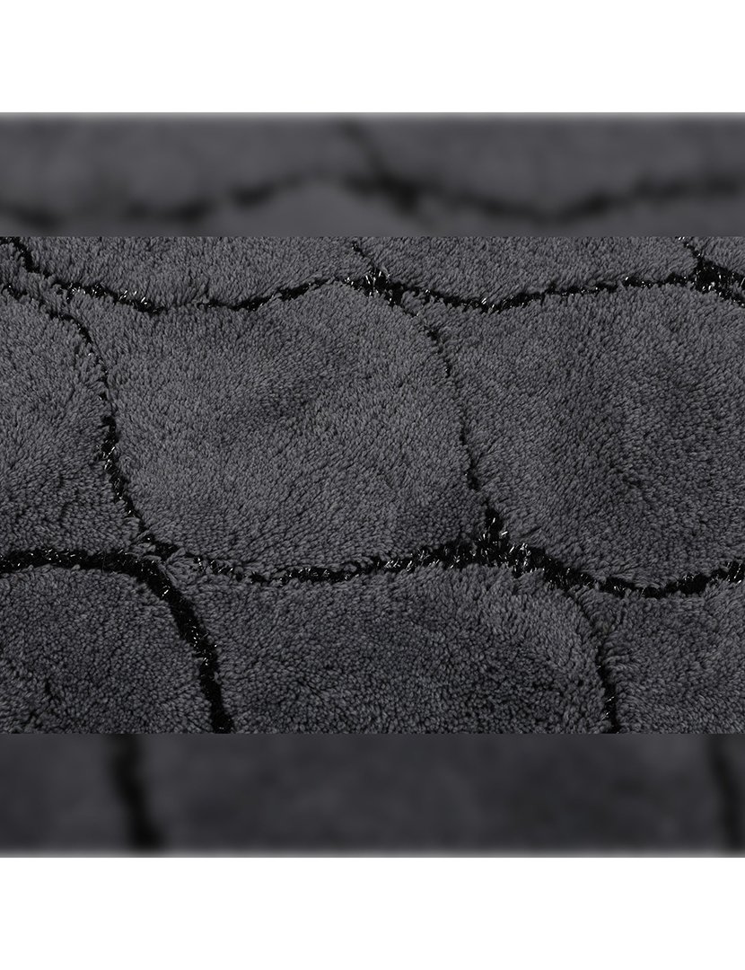 Conjunto 3 Tapetes Casa Banho Antracite