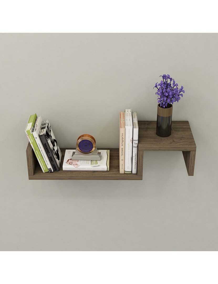 Estante Parede Nogueira