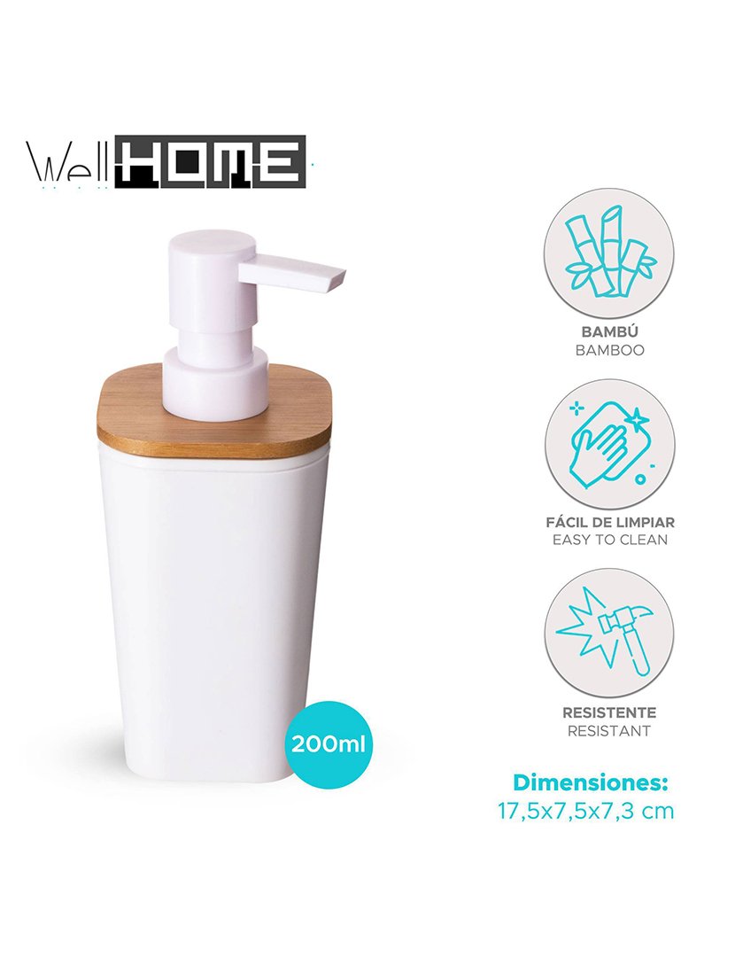 Dispensador Sabonete Natureo Branco