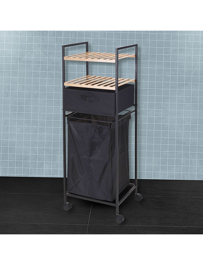 Estante + Cesto Roupa 109 cm