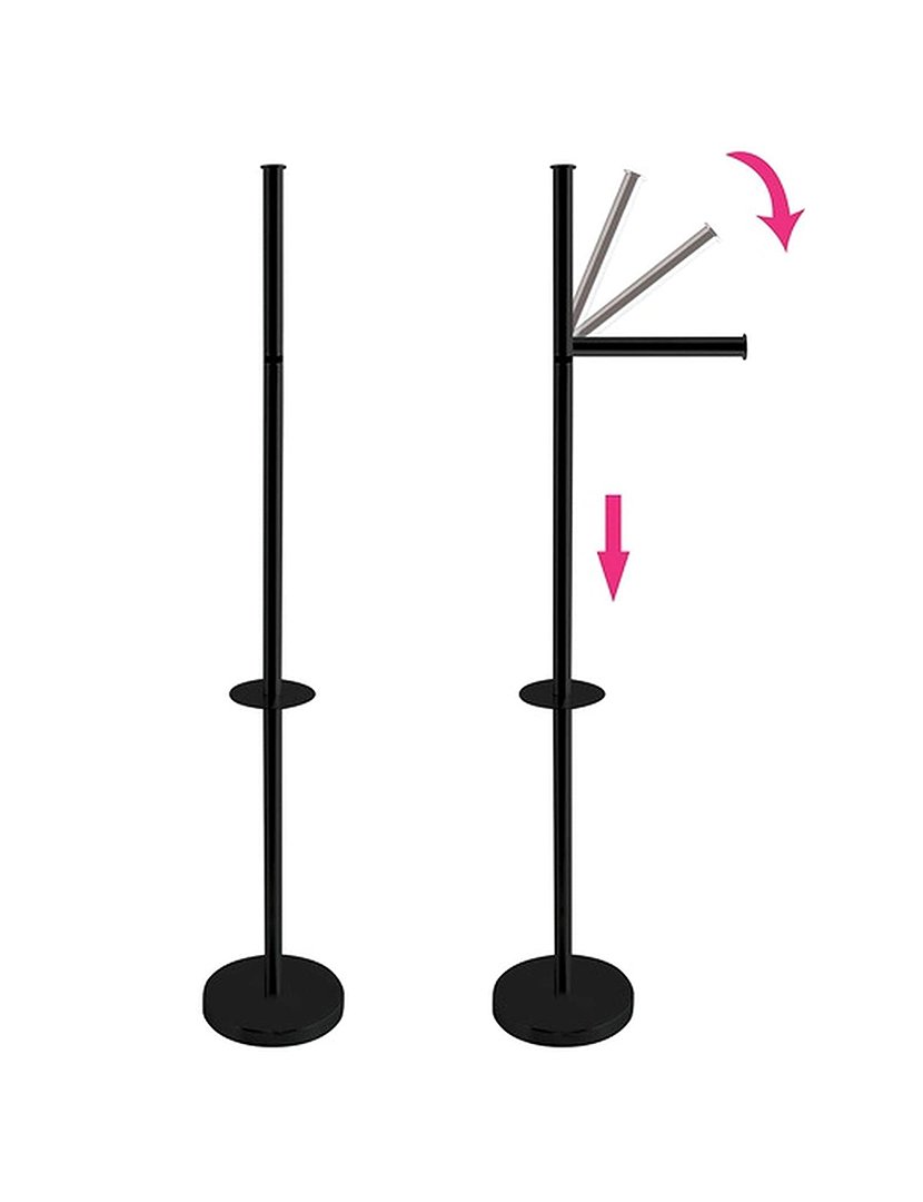Porta-Rolos inox Preto