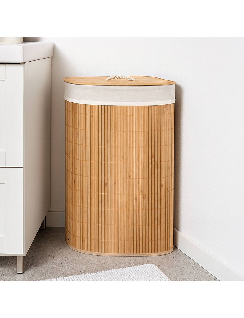 Cesto Roupa Bambú Natural