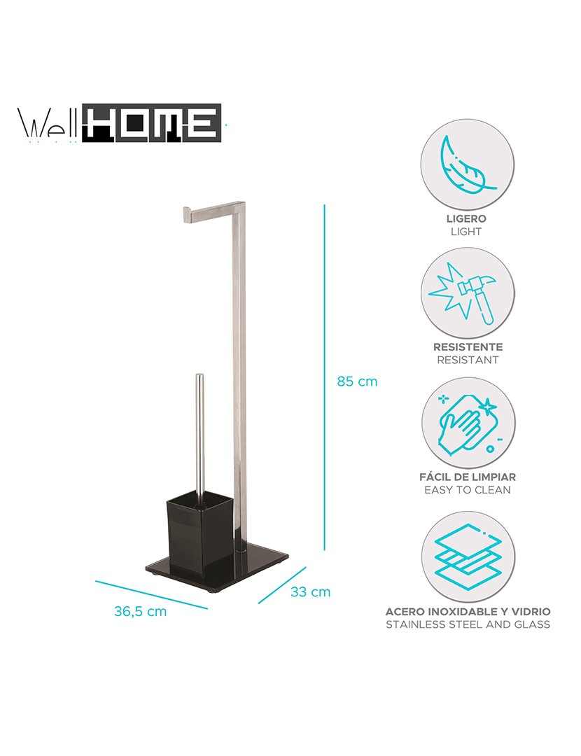 Porta-Rolos + Piaçaba Preto