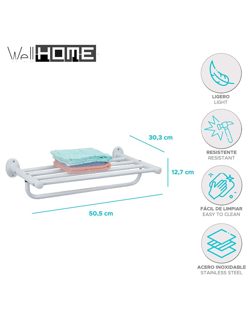 Toalheiro Parede Funcional