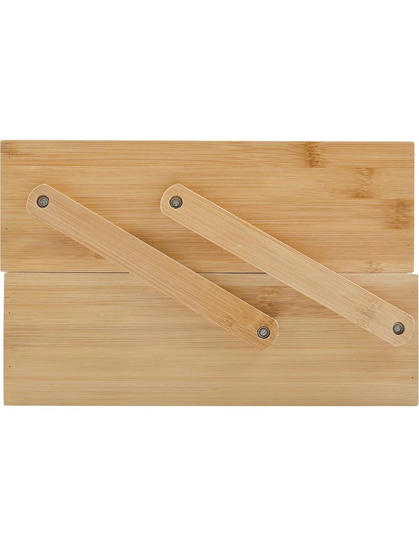 Organizador Maquilhagem Bambú 2 Níveis