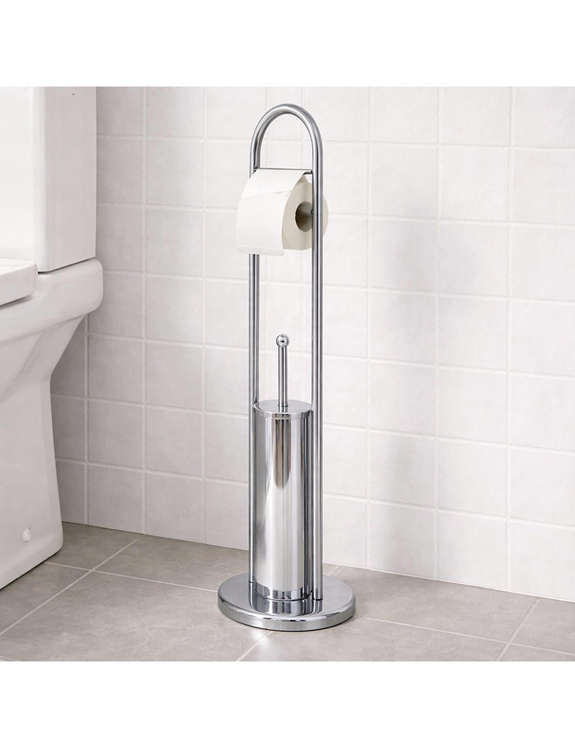 Porta-Rolos + Piaçaba Cromado