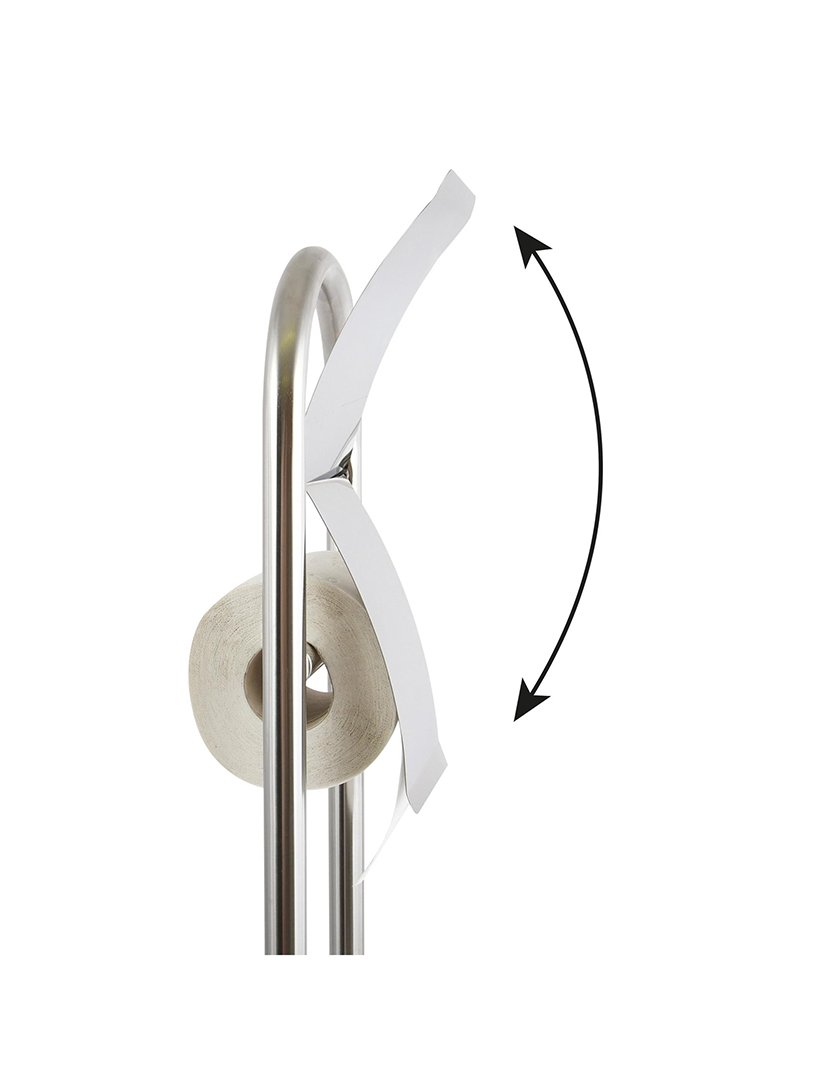 Porta-Rolos + Piaçaba Cromado