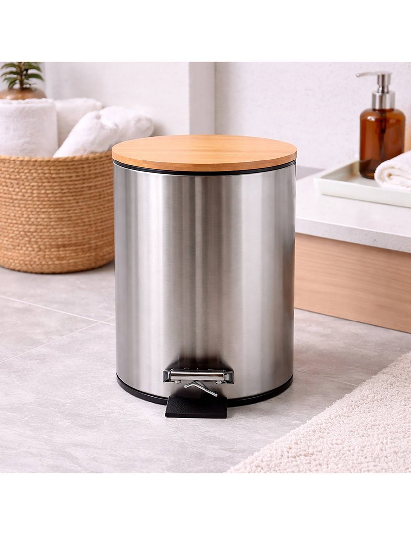 Balde Lixo Adonis 5L Cromado