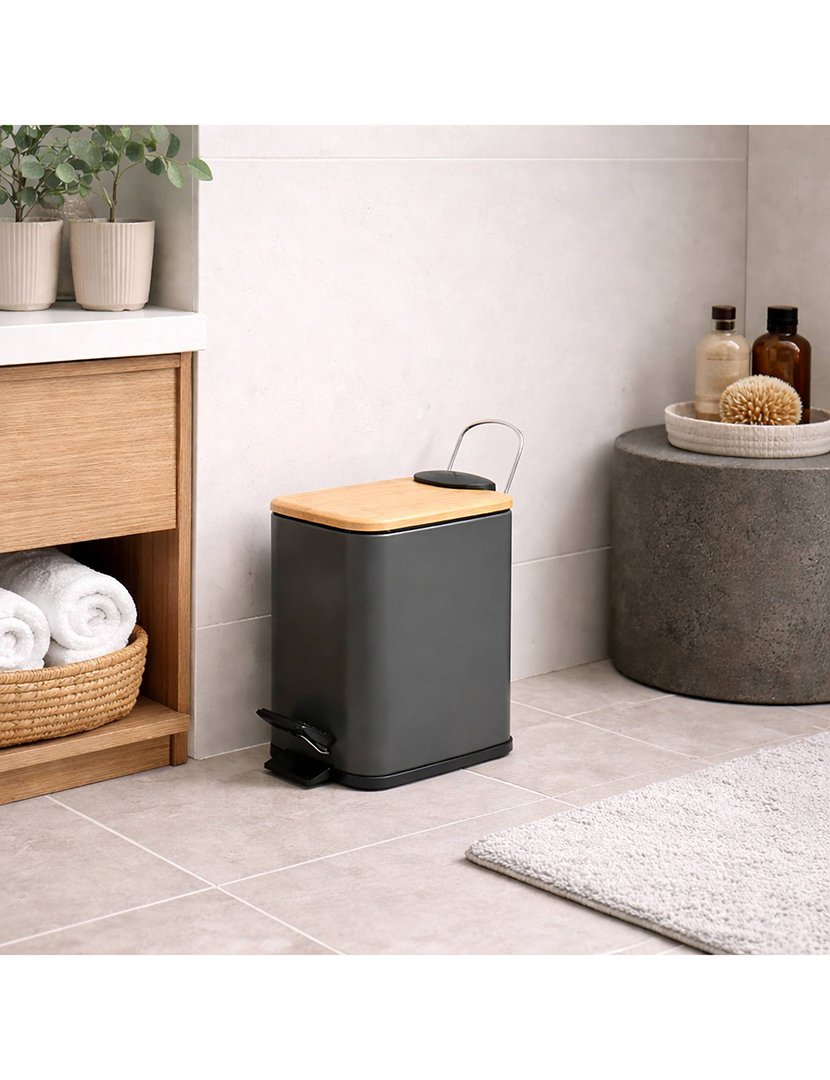 Balde Lixo Erik 5L Antracite