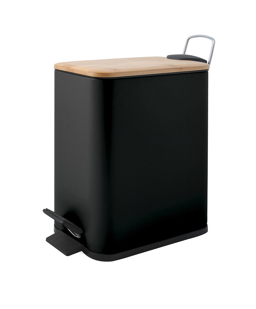 Balde Lixo Erik 5L Preto